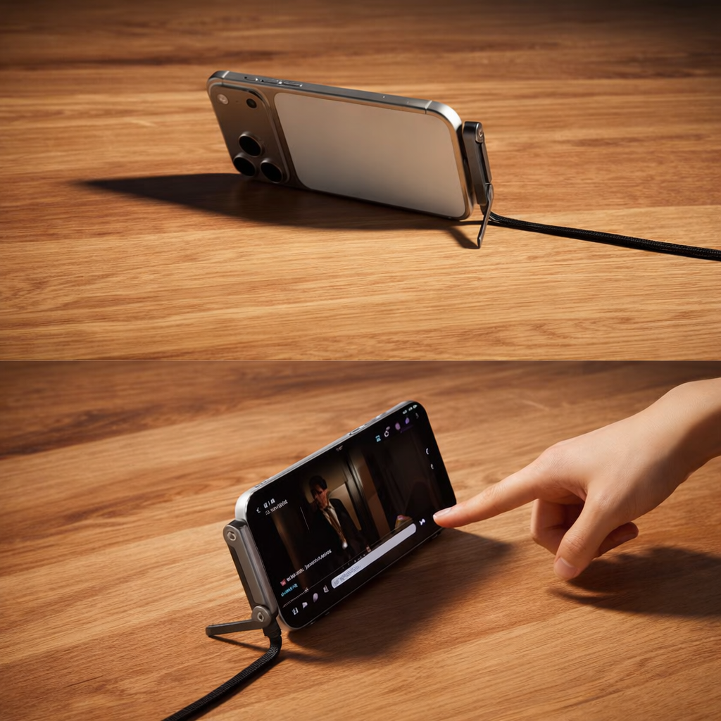 Fast Charging Foldable Phone Holder Cable