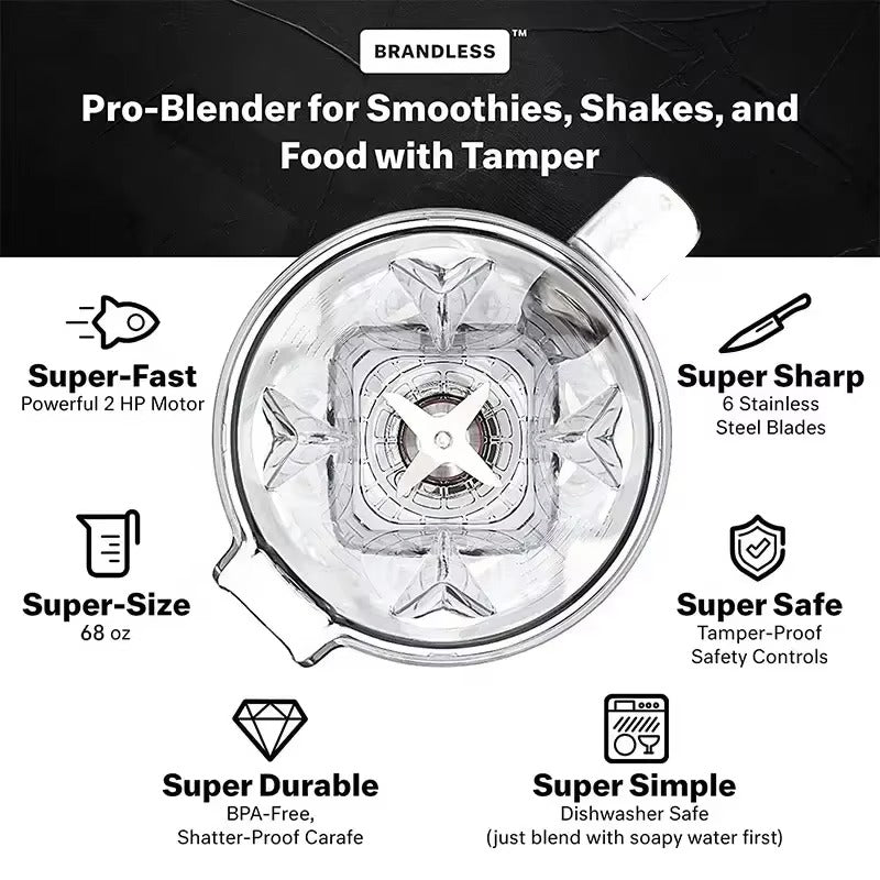 Golden Crest SC-1589 Stainless Steel Blender